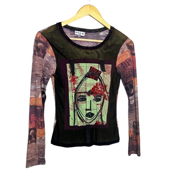 Deca Paris Tops - Deca Paris Mesh Grunge Shirt
